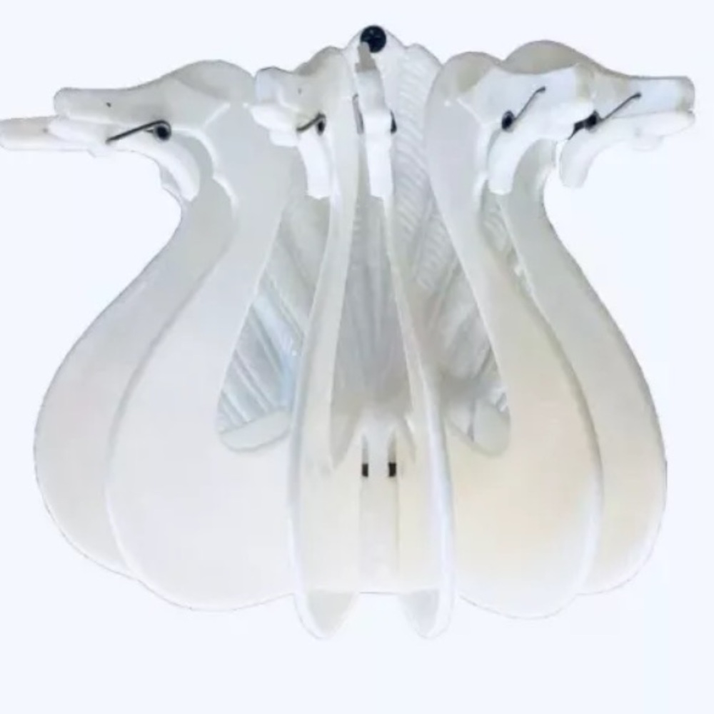 KAROFF SWAN DRYING HANGER Clips For Lingerie & Hosiery WW2- Post War 1940s NEW